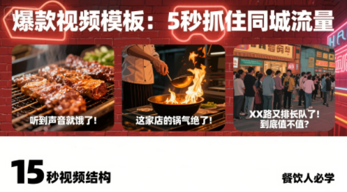 白泽老师·餐饮实体店短视频爆店