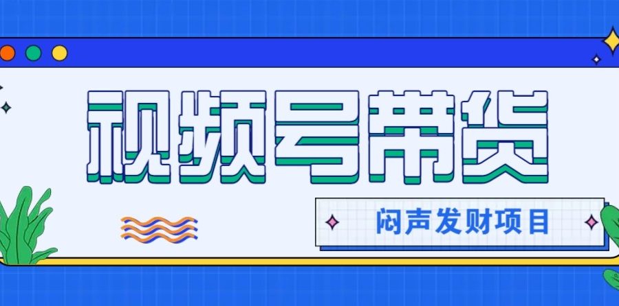 微信视频号带货项目，轻松日赚赚2000+，这个挣钱入口很多伙伴都在闷声发财
