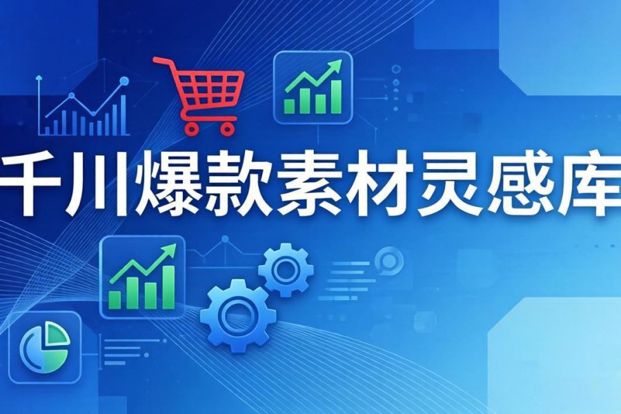 千川爆款素材灵感库：16种产品属性+10种素材类型+三大主题句式，像查字典一样找灵感