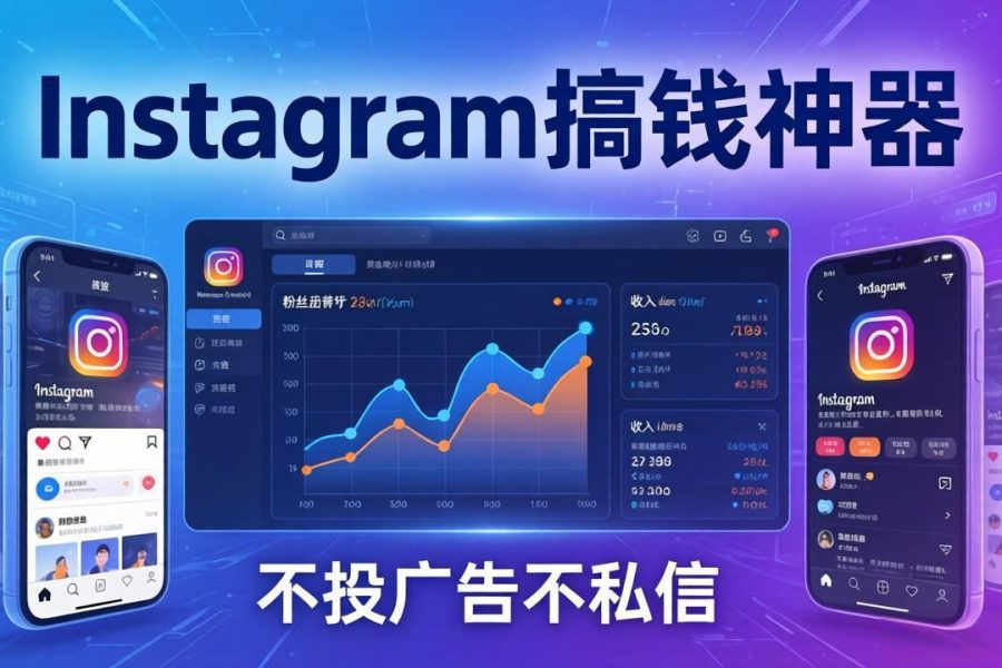 Instagram搞钱神器：月涨6万粉+月入5万刀，不投广告不私信，靠算法+低价产品